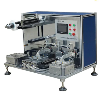Upto 500 Layers Touch Screen Auto Lamination Stacking Machine for Lithium Battery Electrode