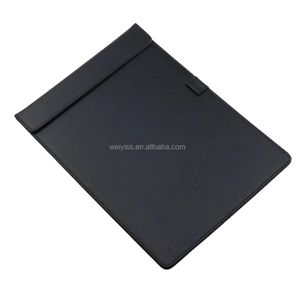 Office Meeting Conference A4 PU Leather Document Organiser Magnetic Writing Clipboard Folder with Pen Holder