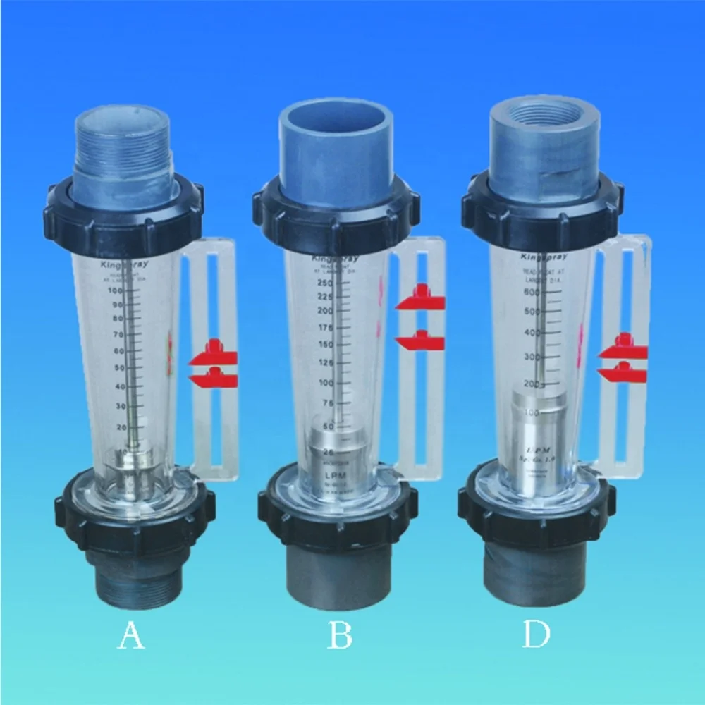 float rotameter liquid flow meter for electroplating line