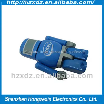 Пластиковые робот usb Флэш-накопитель 8 ГБ