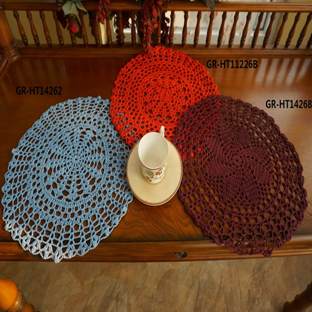 100% cotton handmade crochet doilies lace doily
