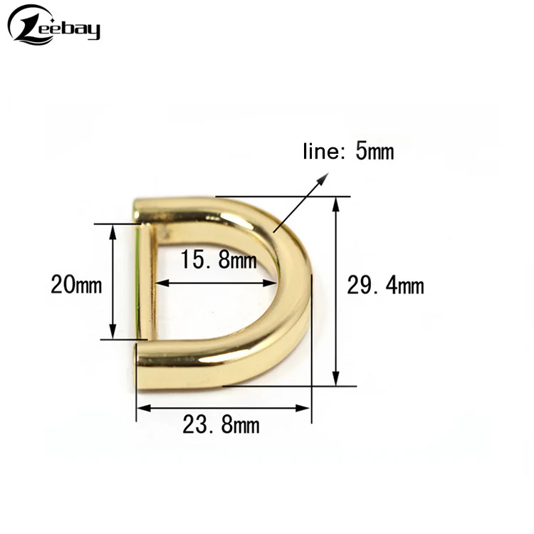 Dongguan  market handbags metal D ring bag making strap buckle accessories
