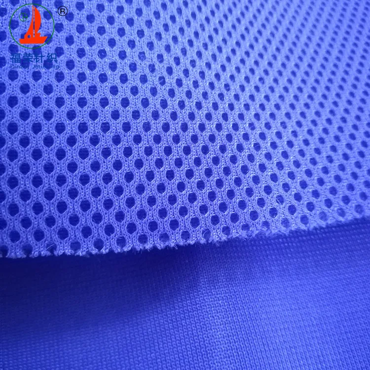  OEKO-Tex стандартная 3 мм полиэфирная круглая дырочка сэндвич 3D воздушная сетчатая ткань для стула сумки спортивной обуви