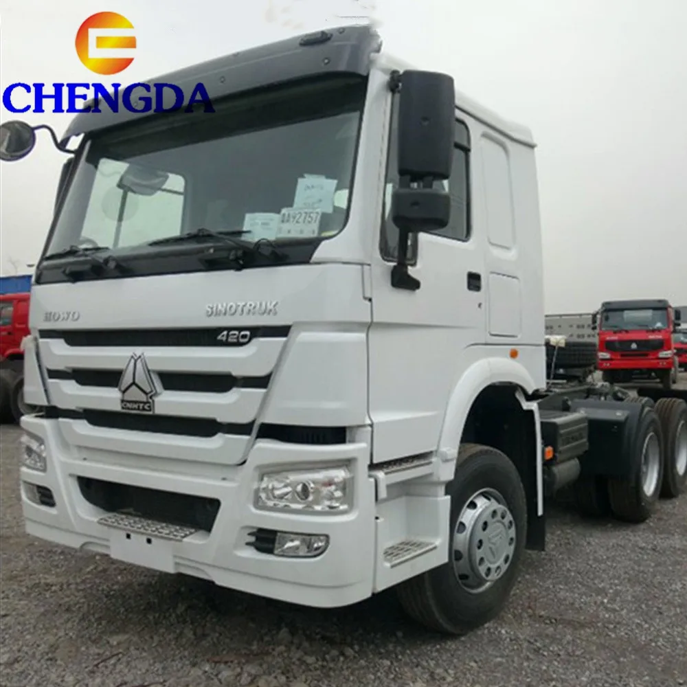 SINO TRUCK Howo 6x4 420hp Used Trailer Tractor Truck Head Price