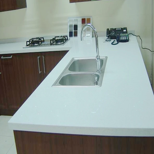 
Pearl white quartz slab/white quartzite slabs 