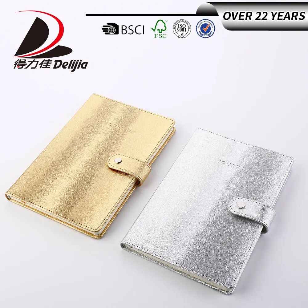 1805027 Golden or sliver glitter japanese cute hard cover notebook