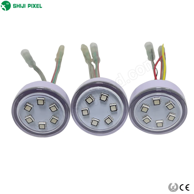SFTC function IC 8206 5050 RGB LEDS 45mm LED PIXEL LIGHT for amusement park rides