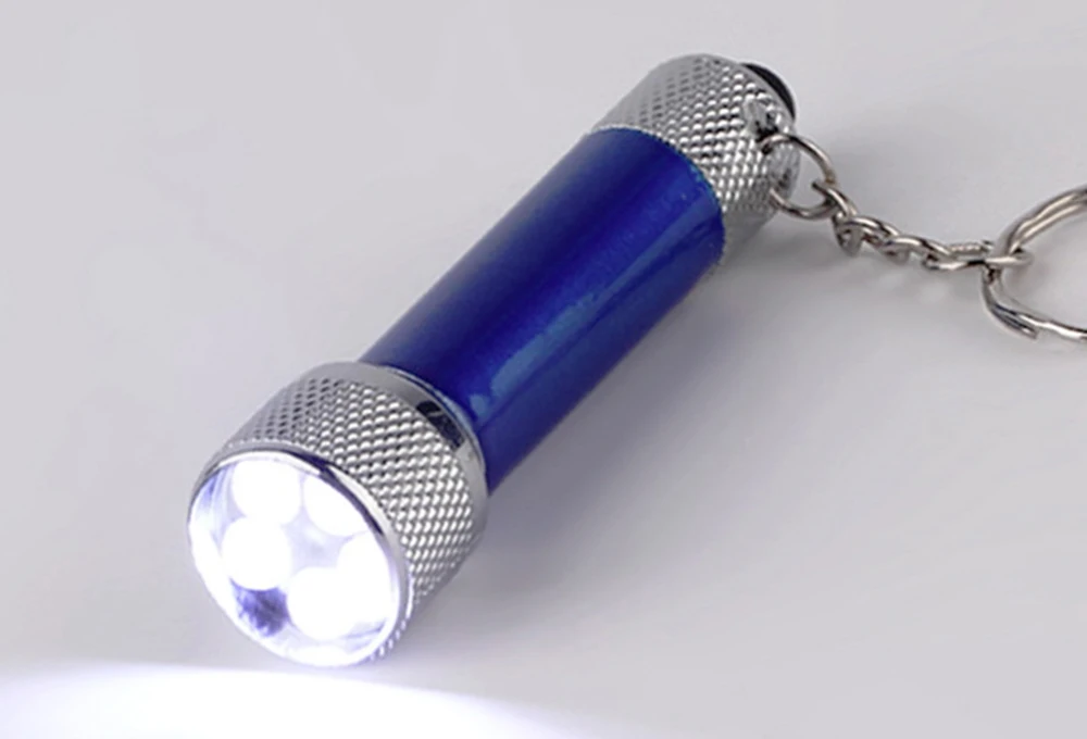 LED Flashlights Portable Keychain Handy LED Light Camping Flashlight Torch Lamp