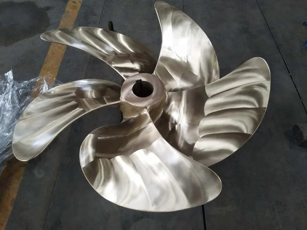 
5 blade bronze ship propeller 