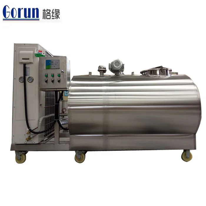 Industrial Small Dairy Milk Processing Machinery Stainless Steel Cooling Storage Tank/ Milk Cooling Equipment