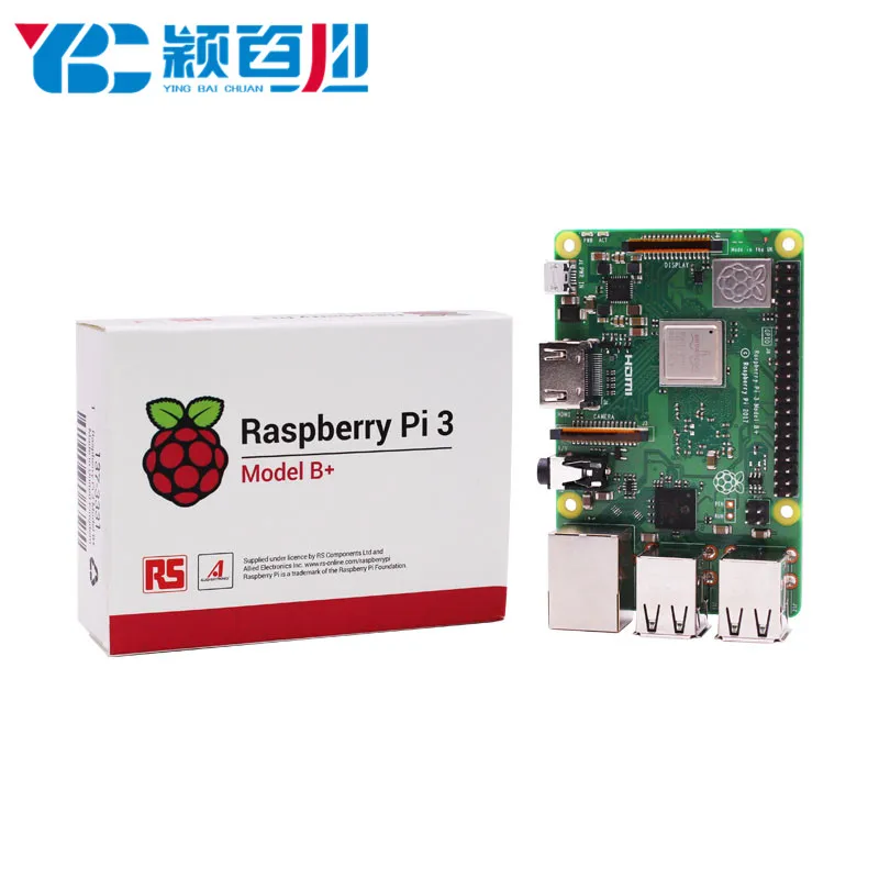 Raspberry Pi 3 Model B+ Material and Original Package Package raspberry pi 3b+ wifi board