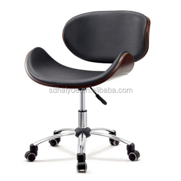 Clearance Sale Leisure Plywood Office PU Castors Chairs Bar Stool