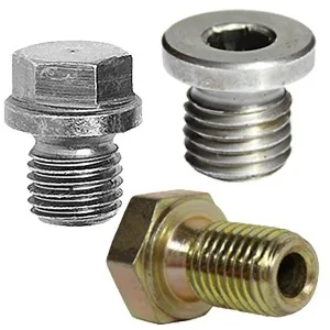 Non-standard CNC machined stainless /alloy steel hex head hollow screw bolt