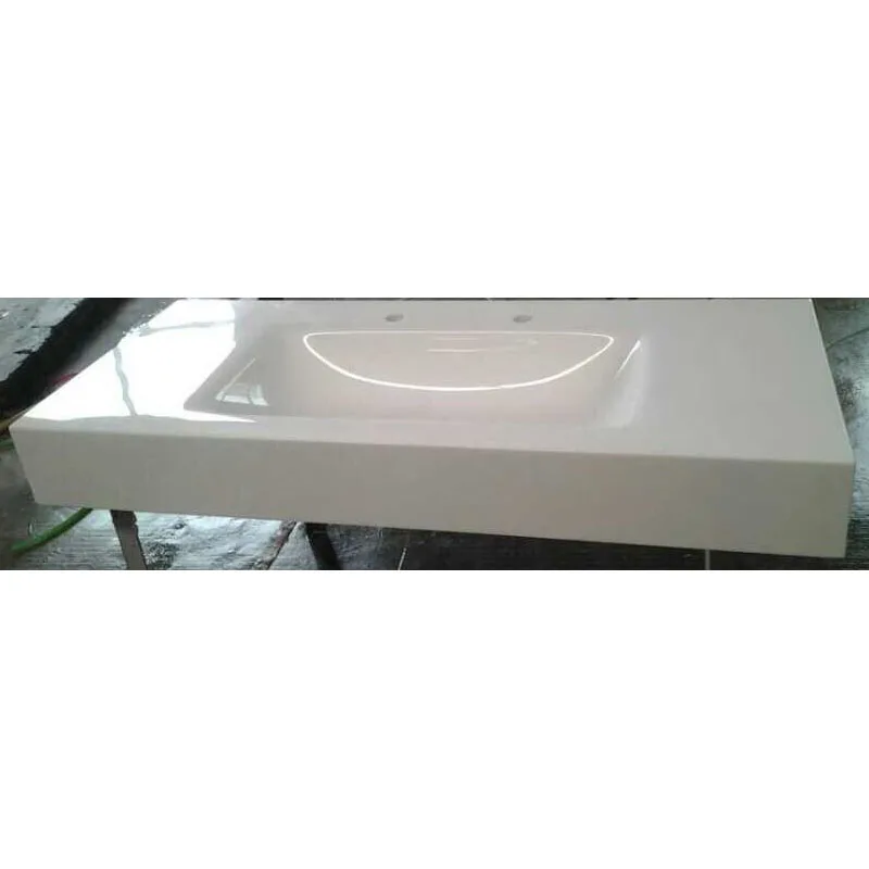 Modern Style Artificial Stone Countertop Bathroom Nano Crystallized Vanity Top