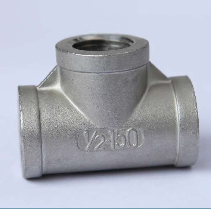 inox 316l forged  tee elbow asme b16.3 pipe fitting