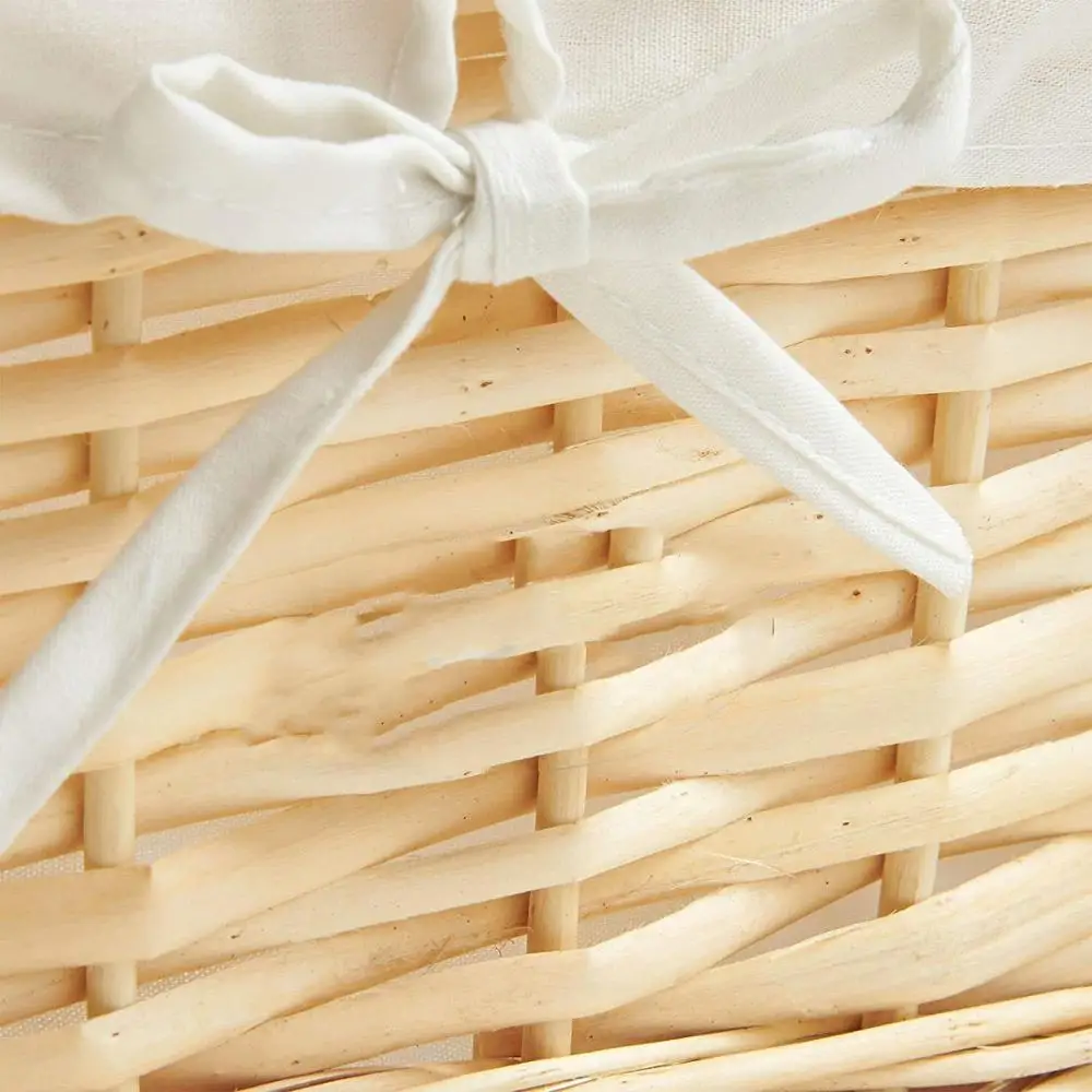 Корзины для туалетных принадлежностей из ивы, корзина с переплетением, Экологически чистая Корзина из ротанга для ванной комнаты