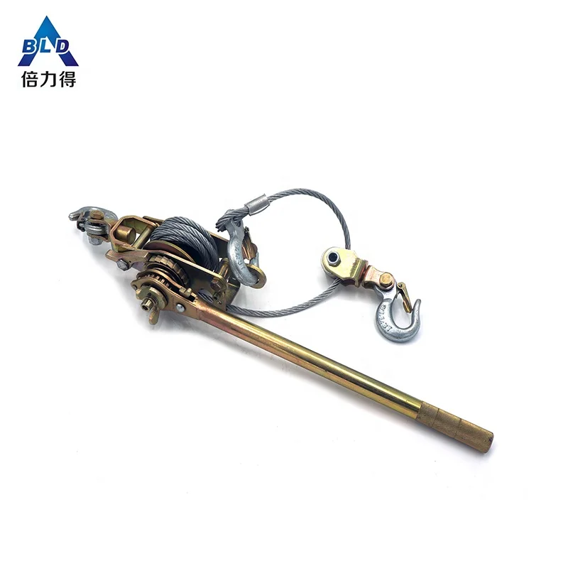 Electrical manual ratchet wire rope puller hand cable puller winch