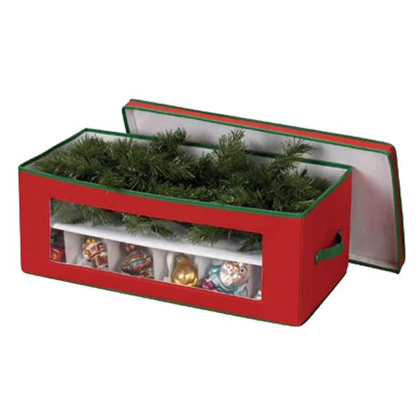 Christmas Wreath Storage Bag, Zipper Decorative Christmas Wreath Bag