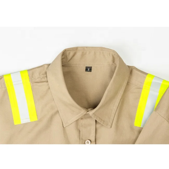 Голубая верхняя одежда, огнестойкая рубашка от производителя