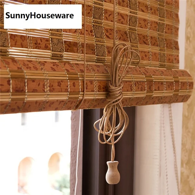 Custom Bamboo Shutter Curtain Blinds  Multi Color Many styles  Lifting Roller  Bamboo  Curtain