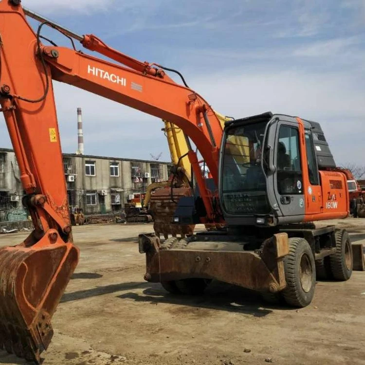 Строительная техника ZX160 колесные дешевые экскаваторы на