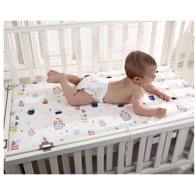 OEM service For Baby Girl boy best sales Set 2 Pack 100% woven Cotton baby Crib Sheets