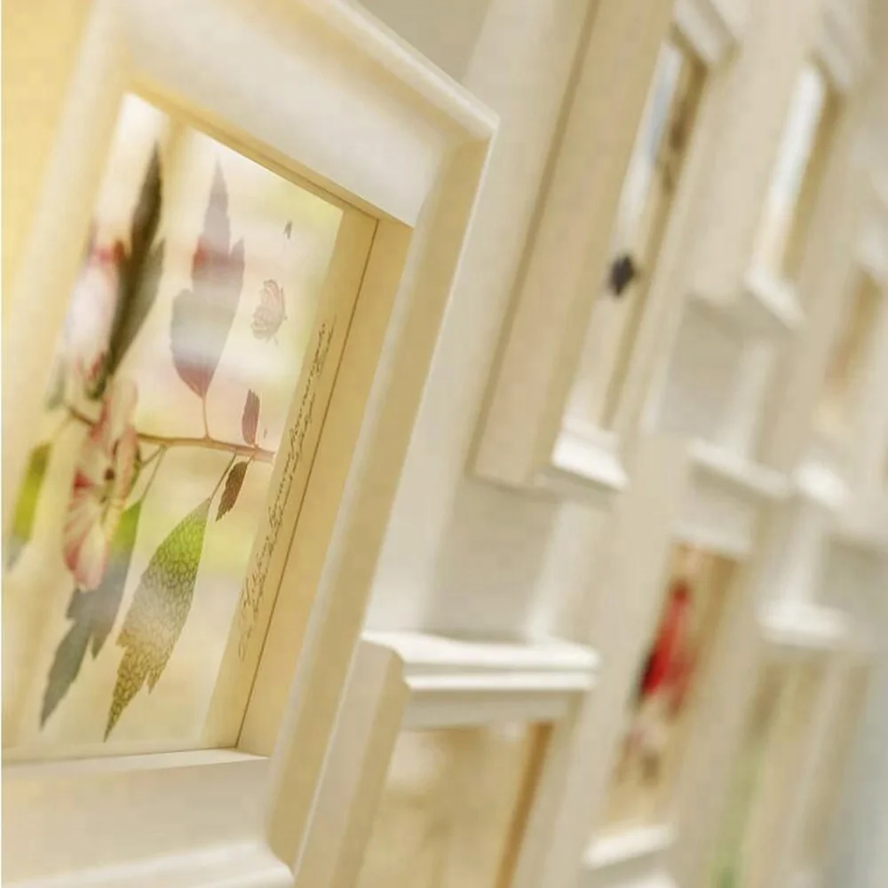 DIY Wall Mounted Photo Frame 12 picture frame sets