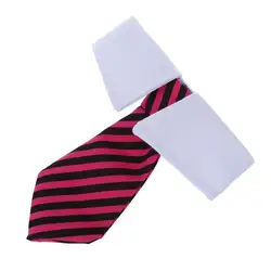 Dog Tie-Pet Striped Tie Dogs Necktie Adjustable Pets Cravat Formal Necktie for Dogs Cats-2 Colors