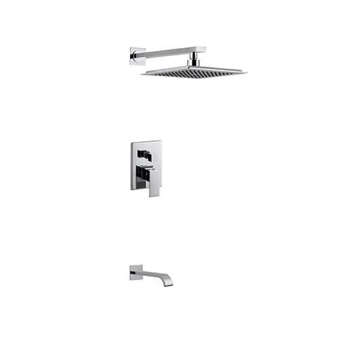 Single Function Pressure Balanced Tub and Shower Trim Package with Touch Clean Shower Head 6003