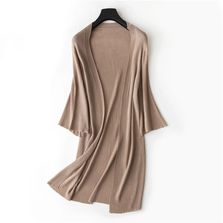 Extra long sweater abaya meryl fabric cardigan women long