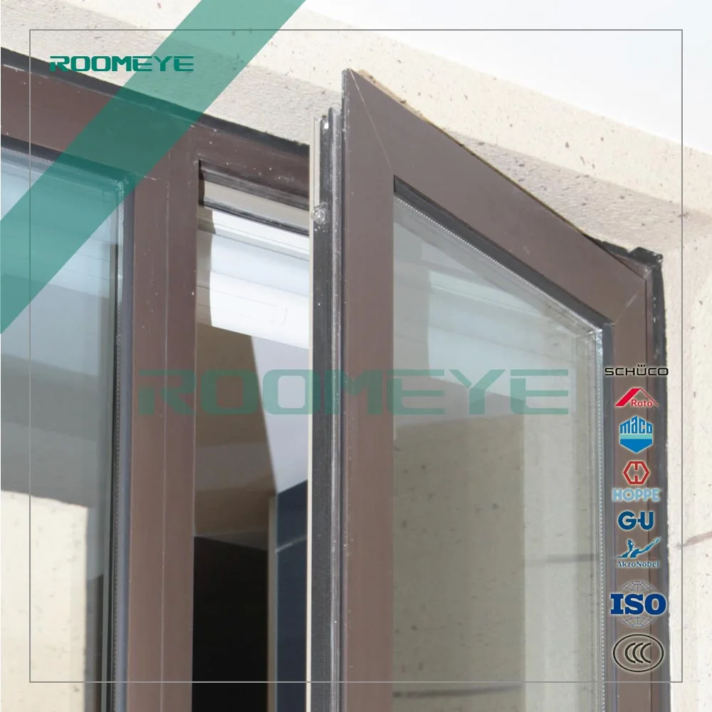 Australian standard double glazed Aluminium alloy frame Chain winder window