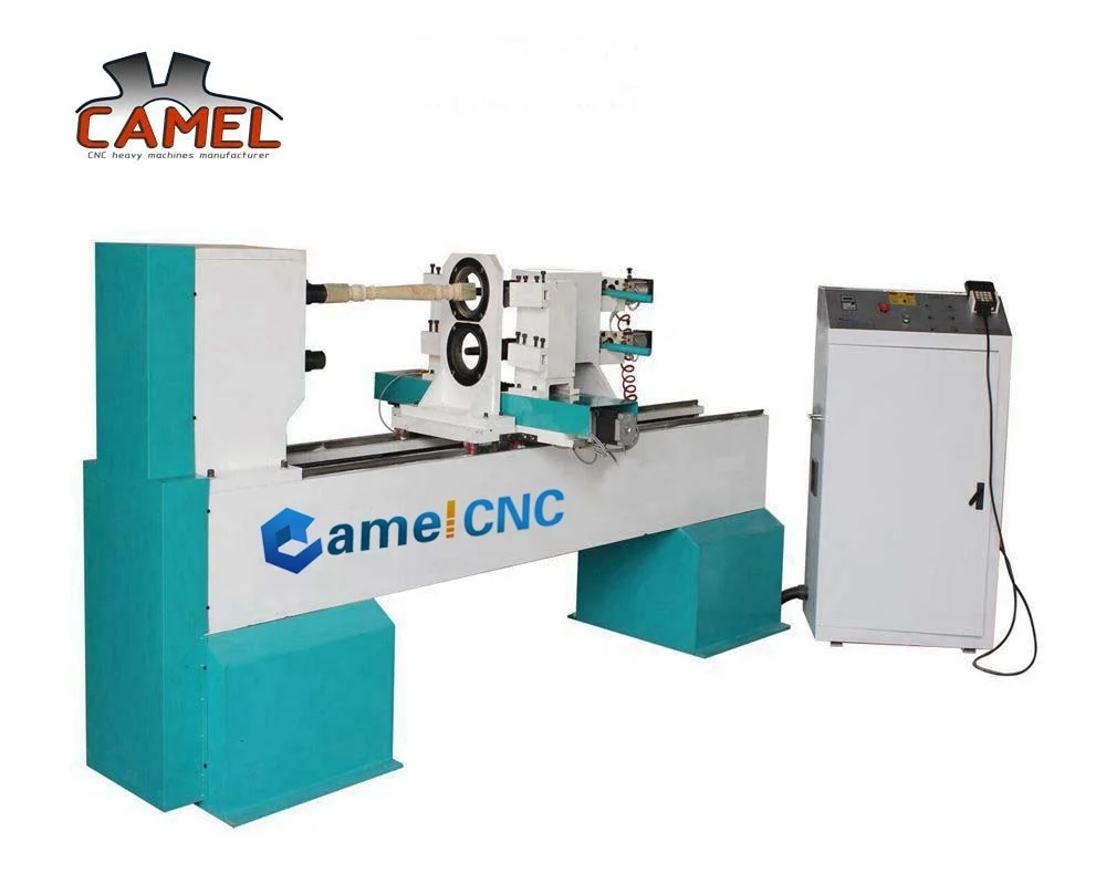 CA-1516 Jinan woodworking CNC wood turning lathe carving machine with spindle for staircase ,Rome column,baseball bat,chair legs