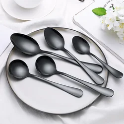 Недорогая столовая ложка из нержавеющей стали, красочные ложки