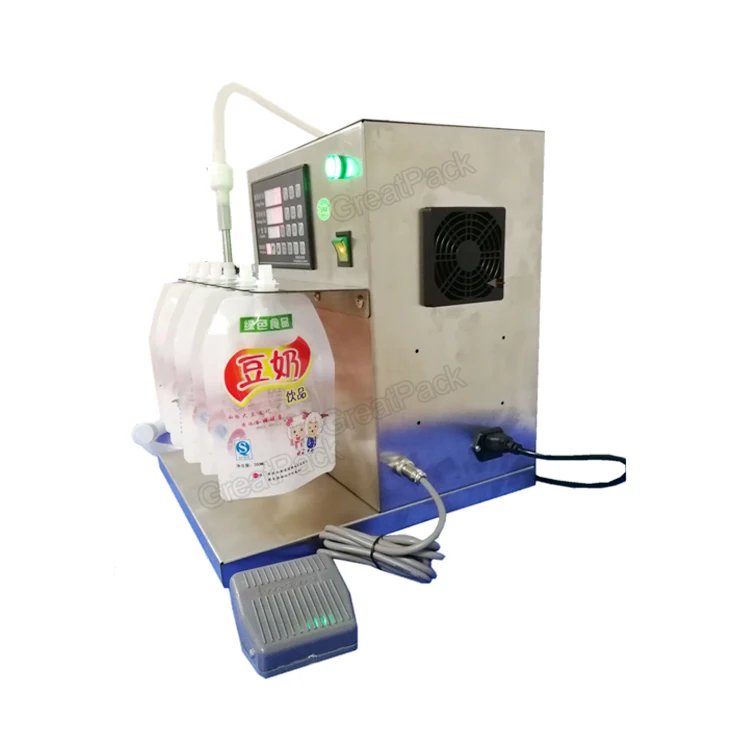 
semi automatic cheap spout pouch filling machine 