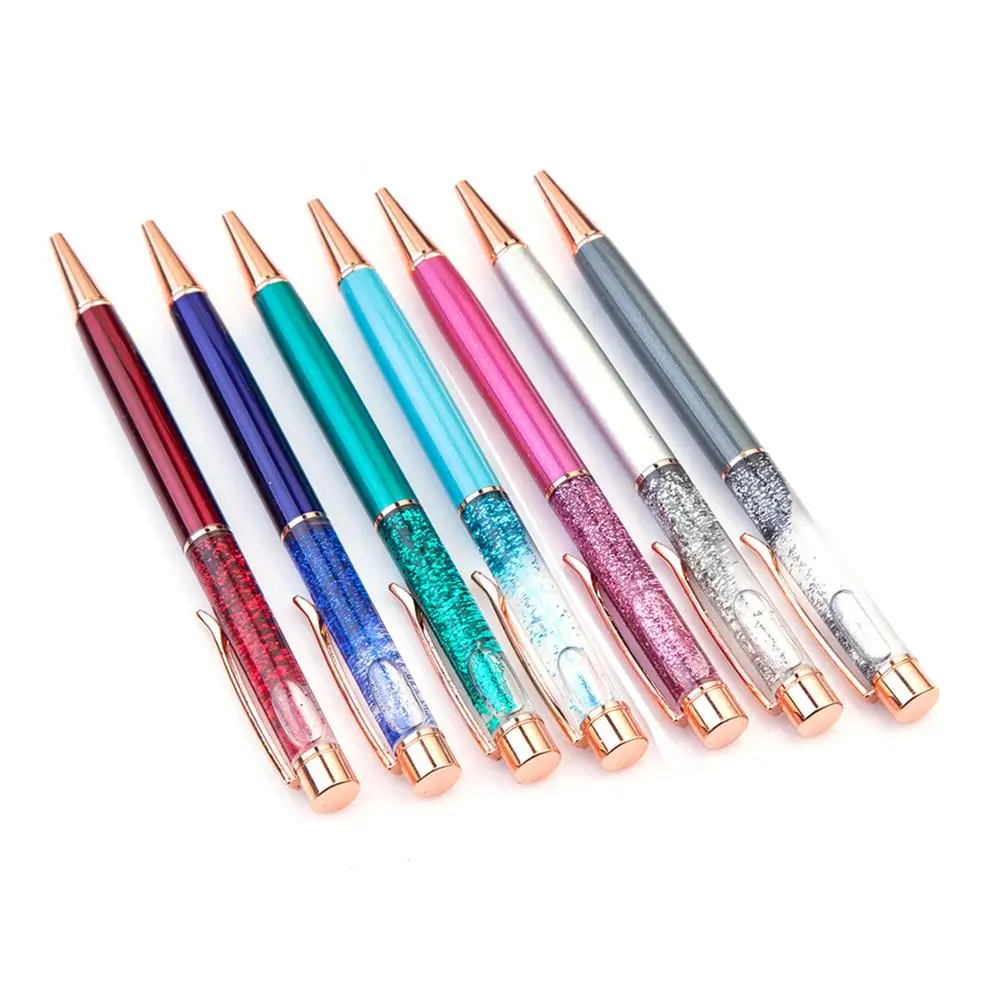 JH High Quality Fashion Floating Liquid Pen Luxury Glitter Floating Ballpoint Pen