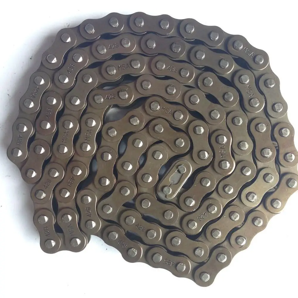 
motorcycle parts wholesale OEM 40mn 428H-128L motorcycle drive chain 