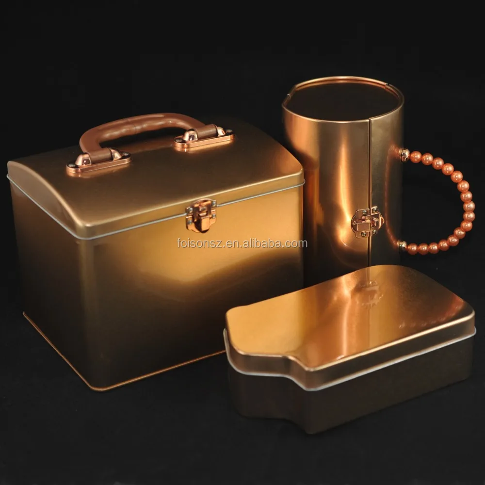 copper tin can for food packaging tin box metal packages gift box packaging