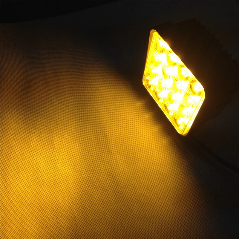 4.2 Дюймов 48 Вт желтый синий зеленый светодиодный свет 12 В 24 В трактор туман лампы Offroad 4x4 ATV автомобилей Грузовик Янтарный светодиод дальнего света