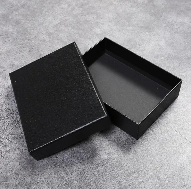 
Dreamtop DTF187 high quality promotion packing paper box for wallet and belt customized brand name wallet gift box 