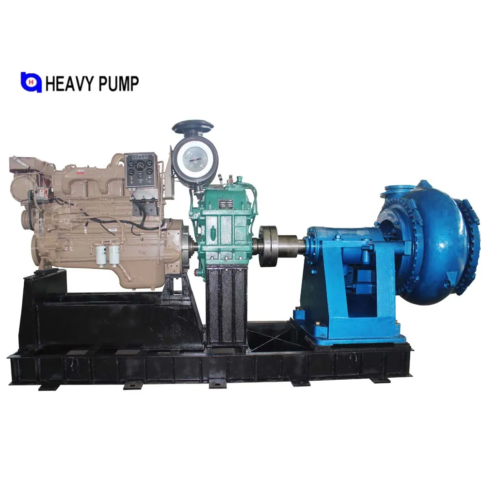 long life centrifugal gravel pump with motor/dieseal sand dredge pump