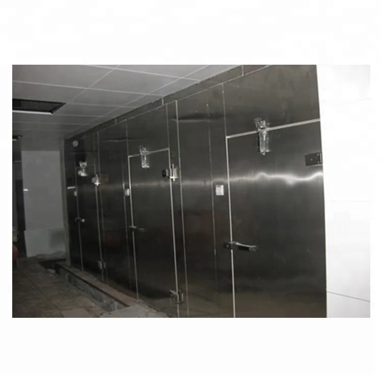 Hot Sale cold storage room freezer chambre froide Stainless Steel SUS 304 Free Hinges Swing Flexible door price