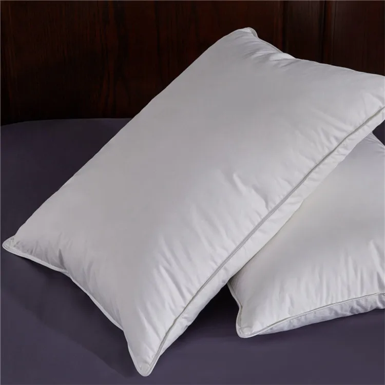 Sweet Sleeping High Quality Natural White Goose Feather Down Pillow For Decor