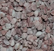 river pebble tiles landscaping natural glowing stone