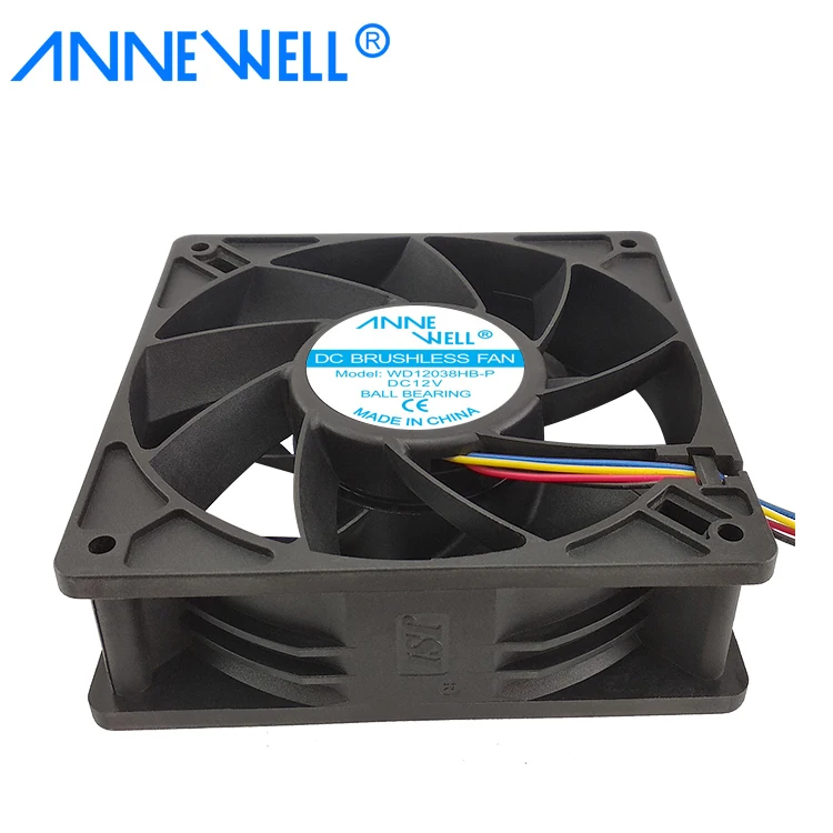 12~48V  Waterproof IP67 Axial Cooler Industrial Cabinet Case Exhaust Fan High CFM 12038 DC Brushless Cooling Fan 120mm