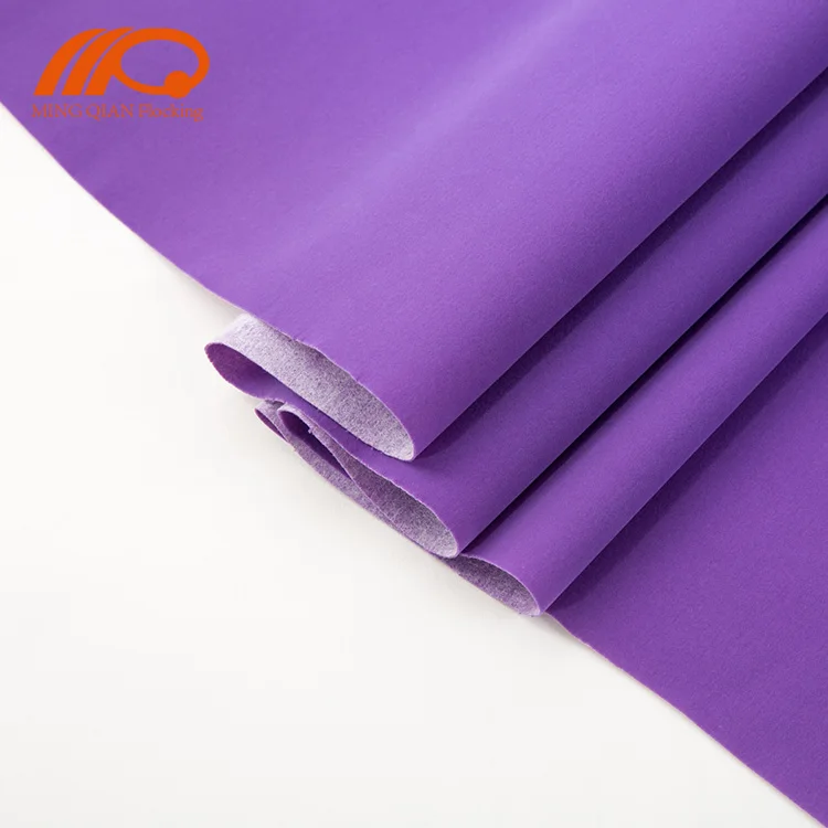 Purple Flocking Fabric For Jewelry Box Lining Velvet