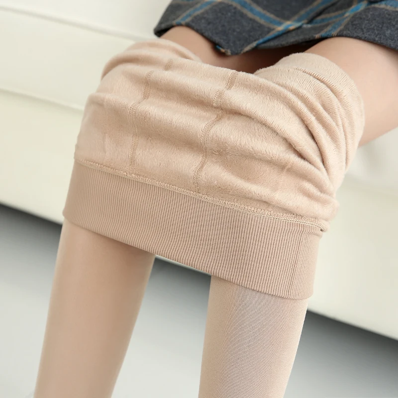 
high quality 230g autumn winter One Size fleece lined leggings for women 