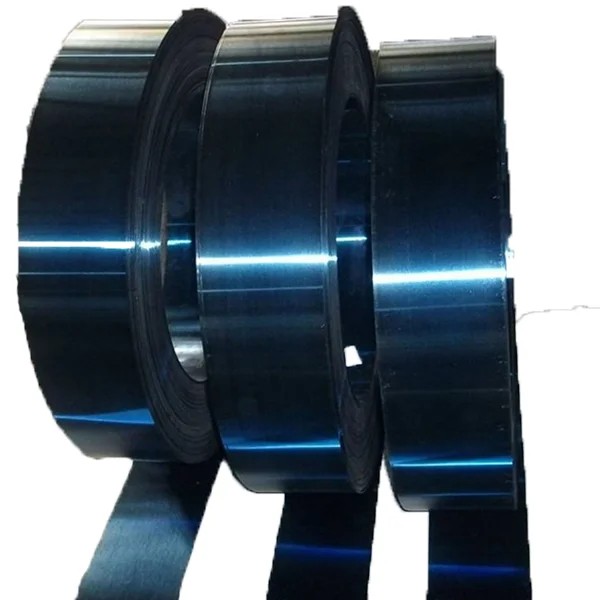 Высокоуглеродистая закалка и закалка полированная синяя стальная лента 65mn пружинная стальная полоса