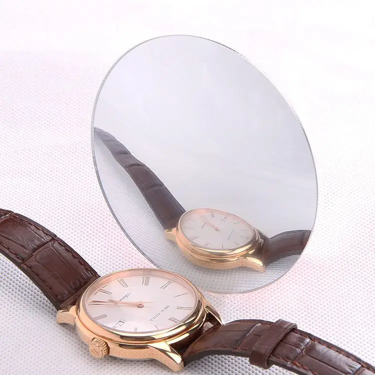 Pretty Crystal Acrylic Convex Mirror,round Acrylic Centerpiece Mirror