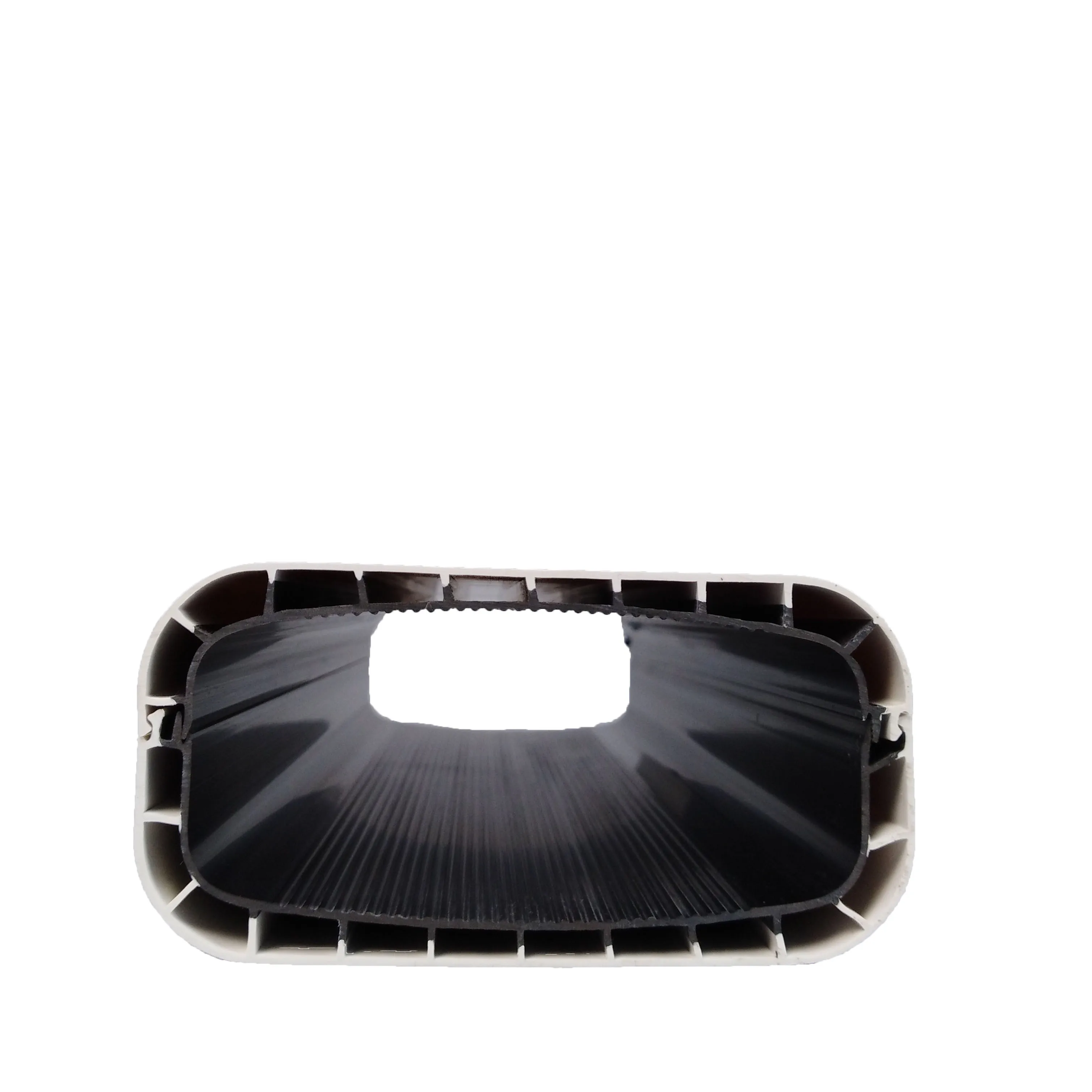 
100*50mm Inner Black Outer White Channel Greenhouse Hydroponic Nft Gully Pvc Tube 