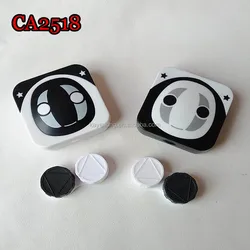 CA2518 no face cartoon scare colorful contact lens case